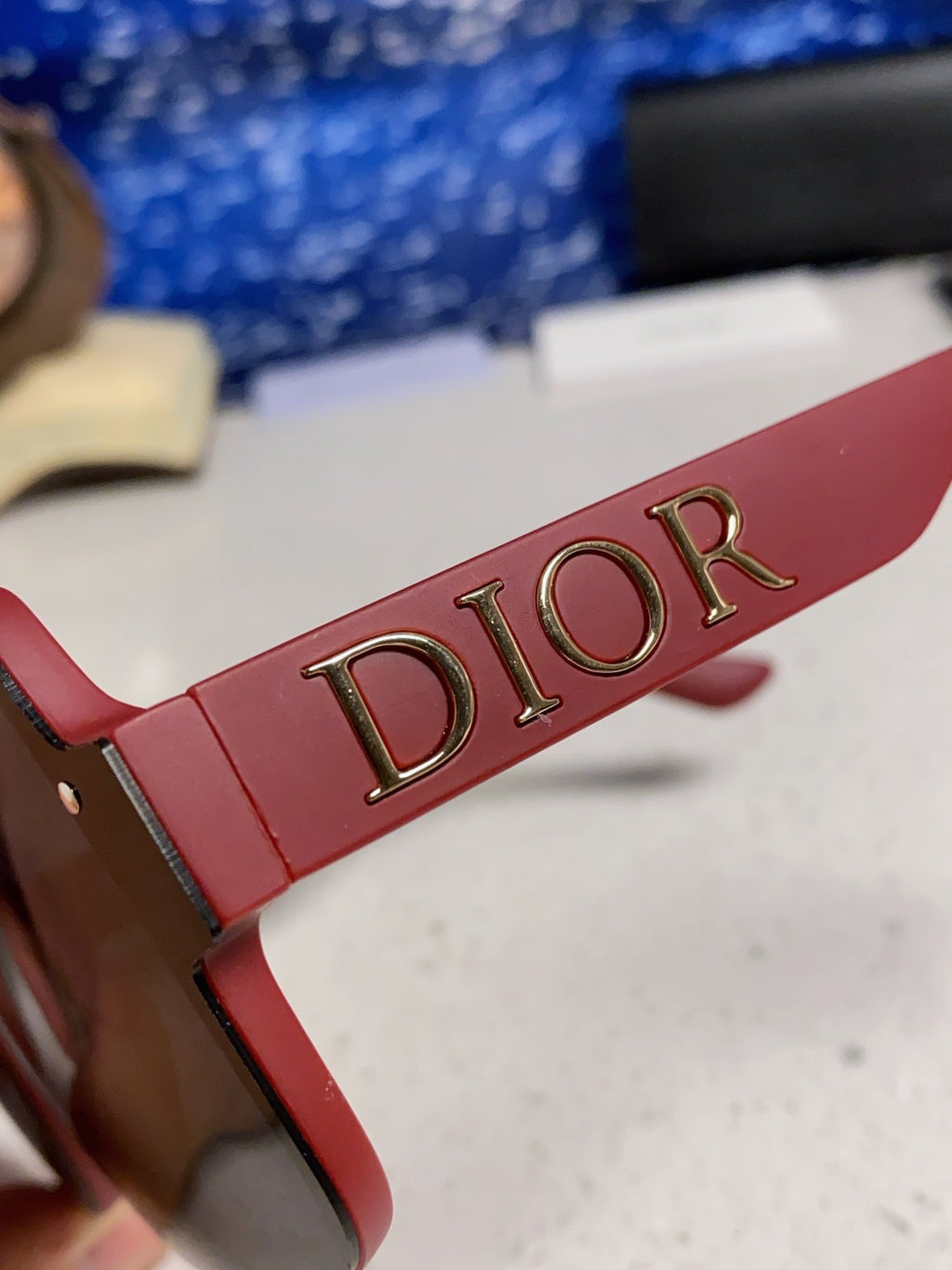 Dior Square Black Lens Sunglasses for Men & Women - 398772 - detail image 7