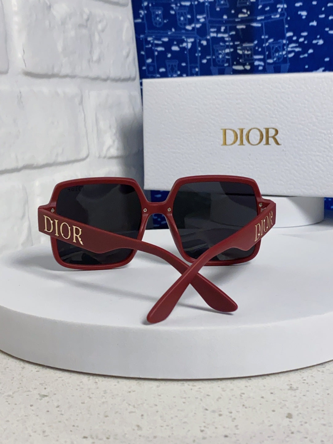 Dior Square Black Lens Sunglasses for Men & Women - 398772 - detail image 3