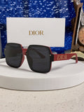 Dior Square Black Lens Sunglasses for Men & Women - 398772