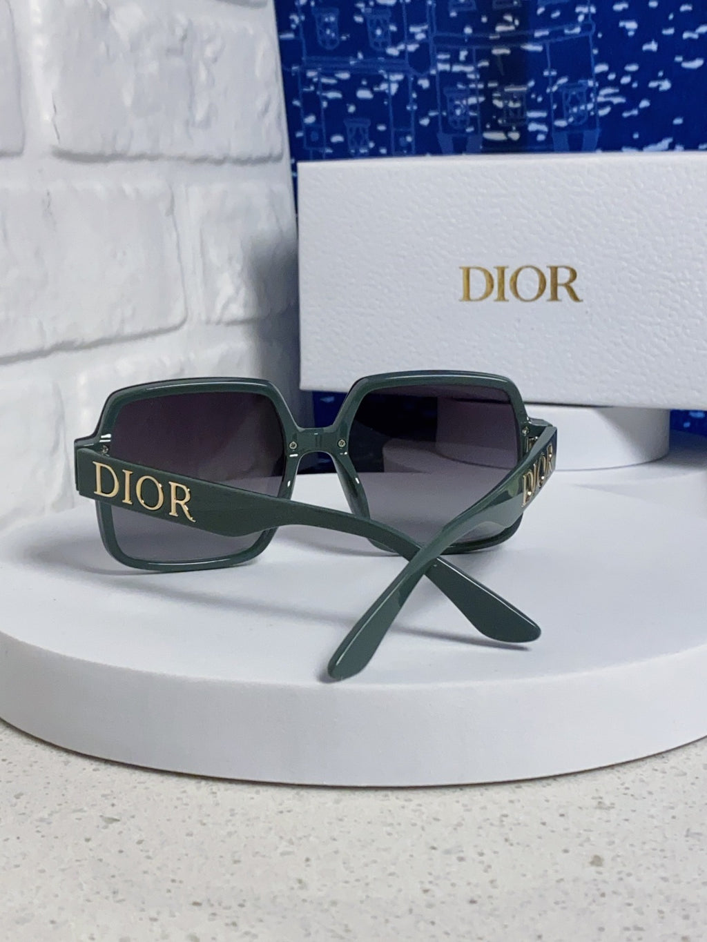 Dior Square Black Lens Sunglasses for Men & Women - 398773 - detail image 3