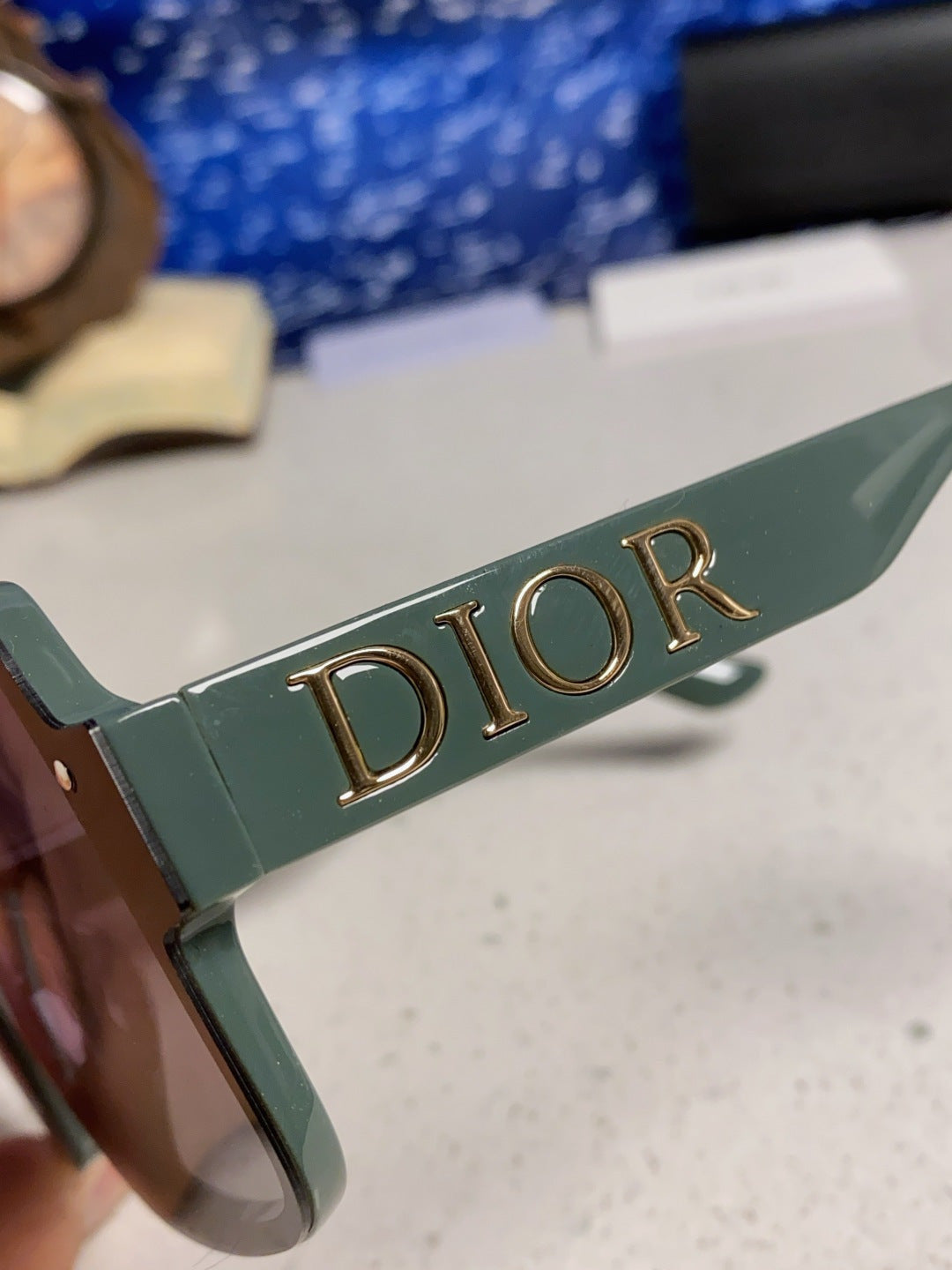 Dior Square Black Lens Sunglasses for Men & Women - 398773 - detail image 7