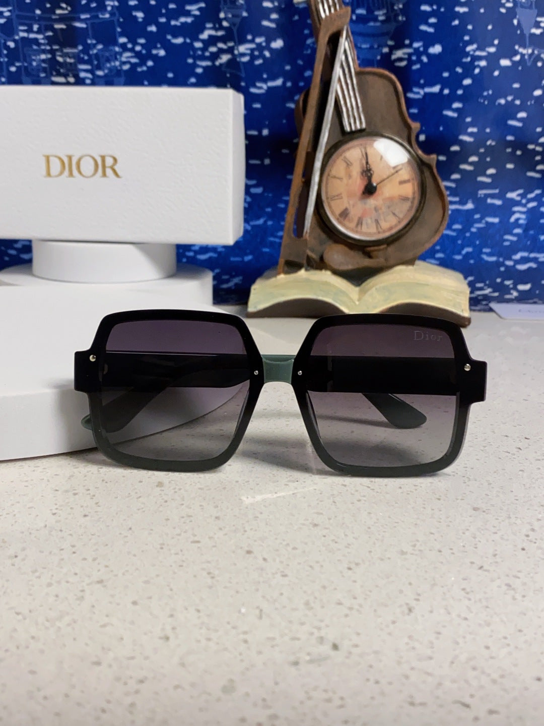 Dior Square Black Lens Sunglasses for Men & Women - 398773 - detail image 9