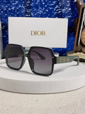 Dior Square Black Lens Sunglasses for Men & Women - 398773