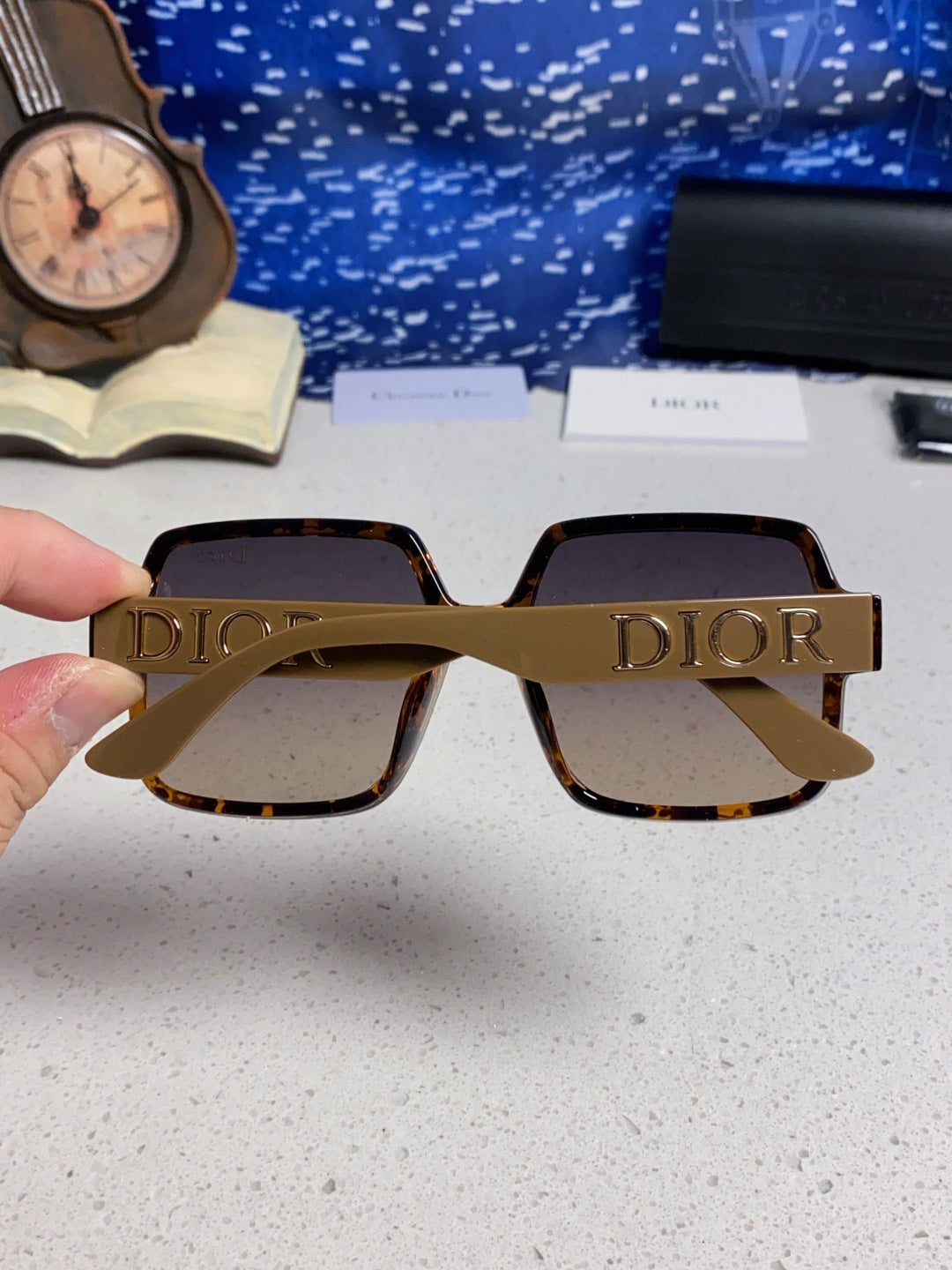 Dior Square Brown Lens Sunglasses for Men & Women - 398774 - detail image 5