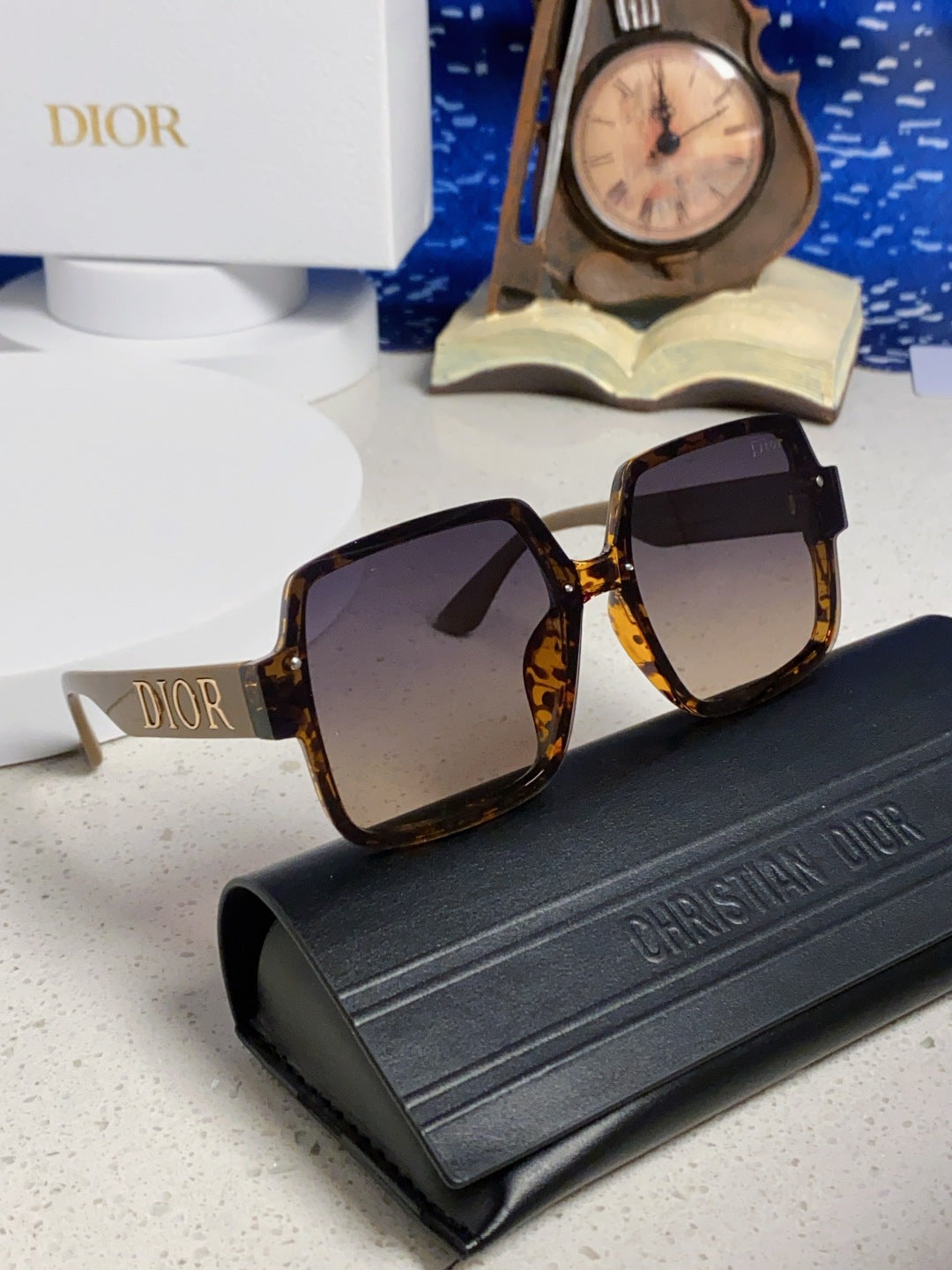 Dior Square Brown Lens Sunglasses for Men & Women - 398774 - detail image 10