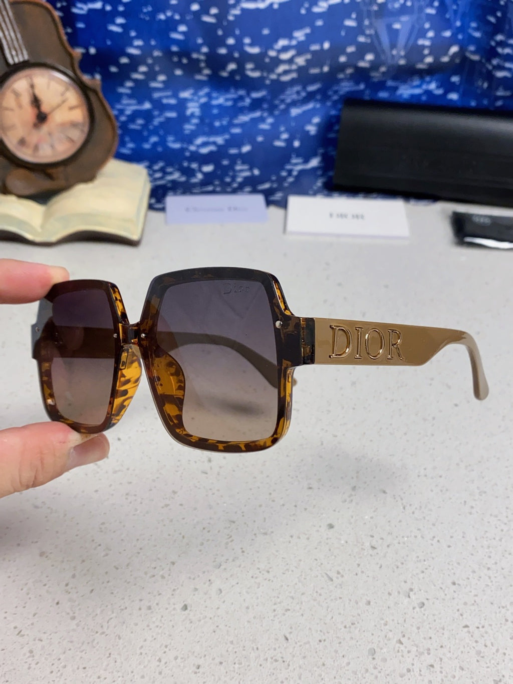 Dior Square Brown Lens Sunglasses for Men & Women - 398774 - detail image 6