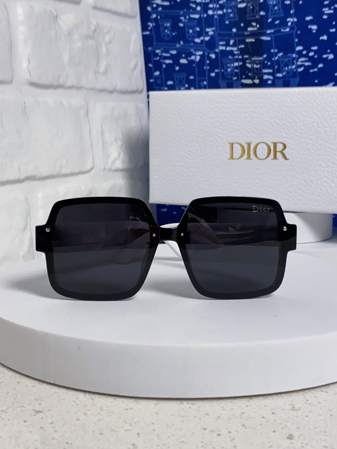Dior Square Black Lens Sunglasses for Men & Women - 398775 - detail image 2