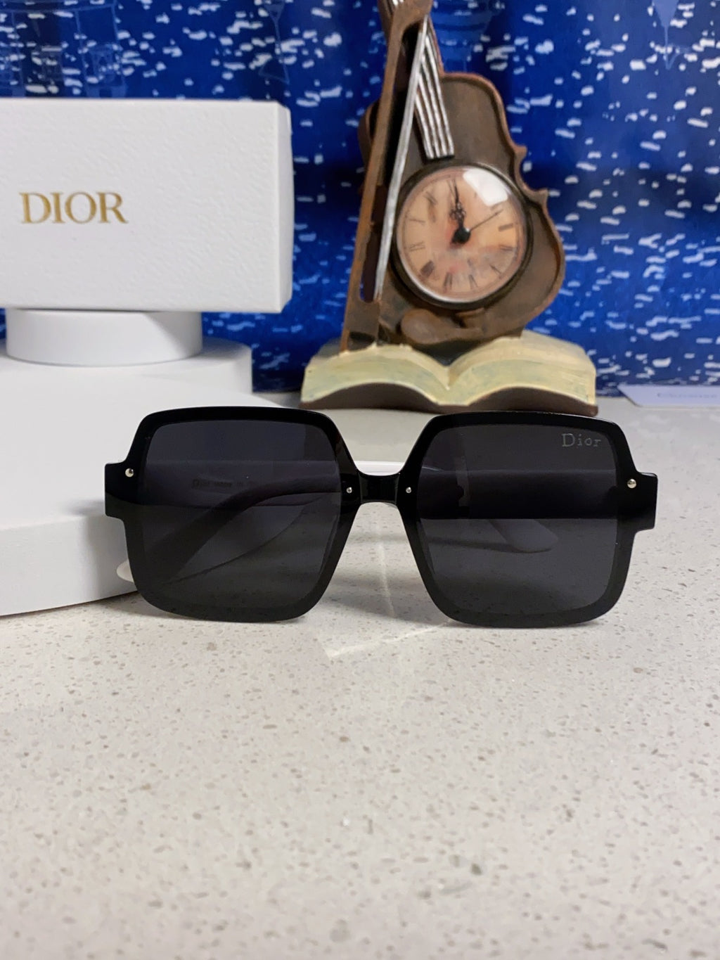 Dior Square Black Lens Sunglasses for Men & Women - 398775 - detail image 9
