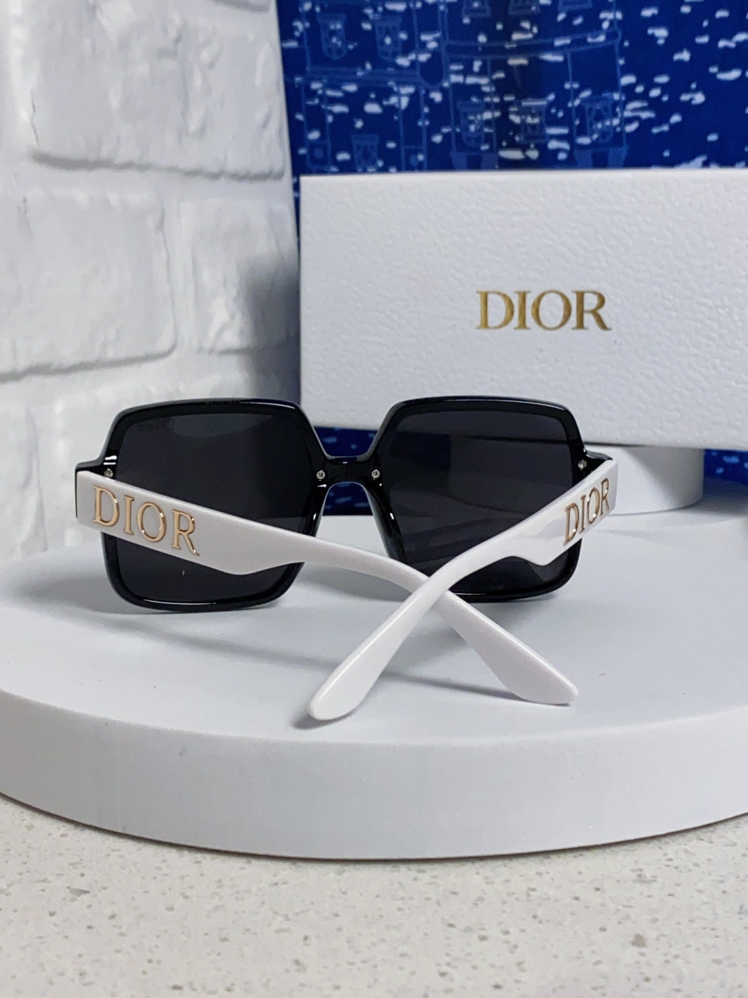 Dior Square Black Lens Sunglasses for Men & Women - 398775 - detail image 3