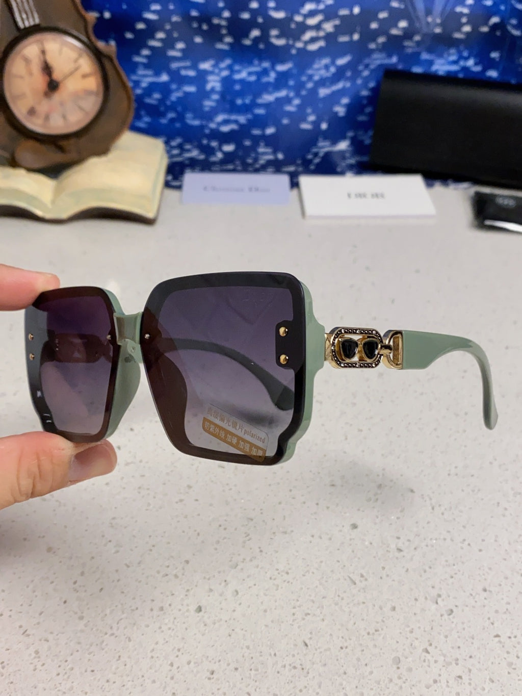 Dior Polarized Fashion Gray Lens Sunglasses for Men & Women - 398769 - detail image 6