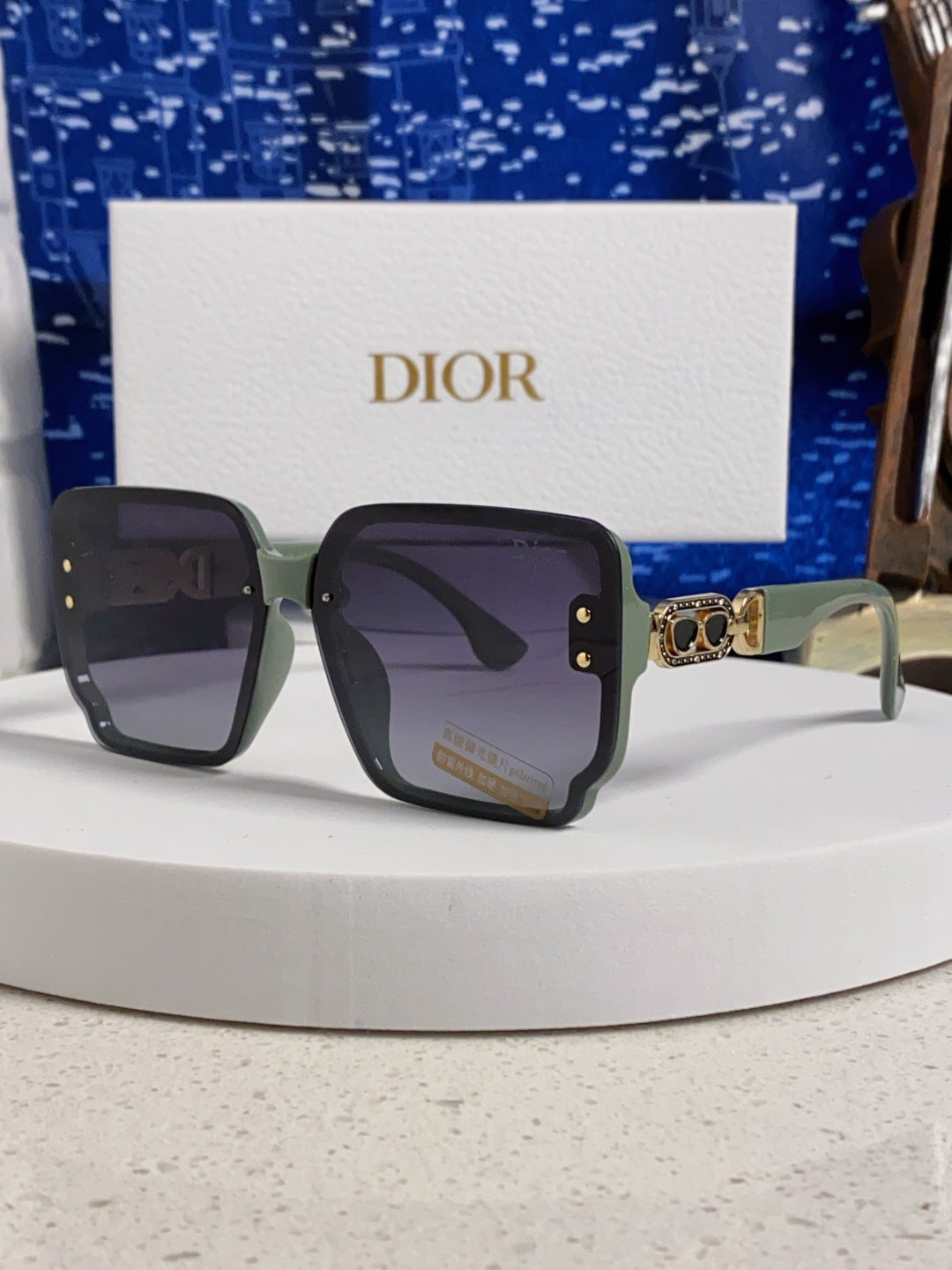 Dior Polarized Fashion Gray Lens Sunglasses for Men & Women - 398769