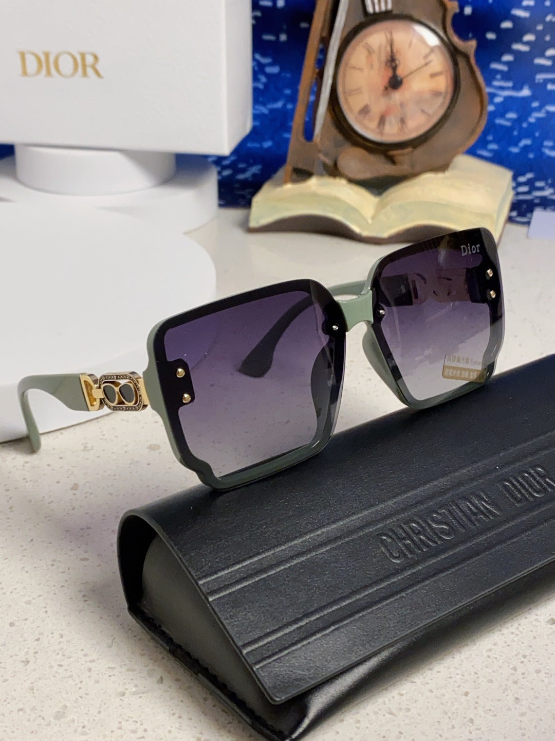 Dior Polarized Fashion Gray Lens Sunglasses for Men & Women - 398769 - detail image 10