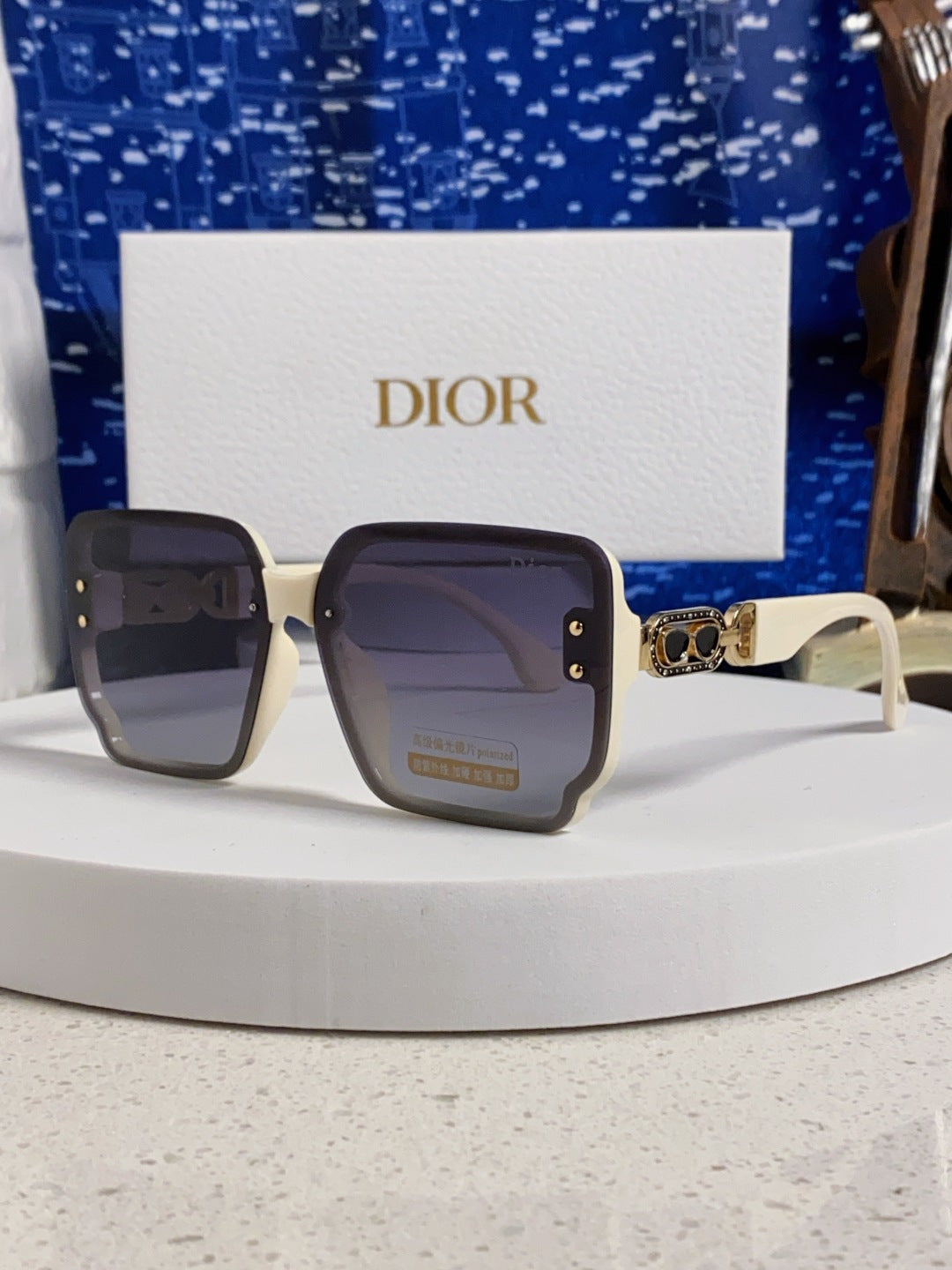 Dior Polarized Fashion Silver Lens Sunglasses for Men & Women