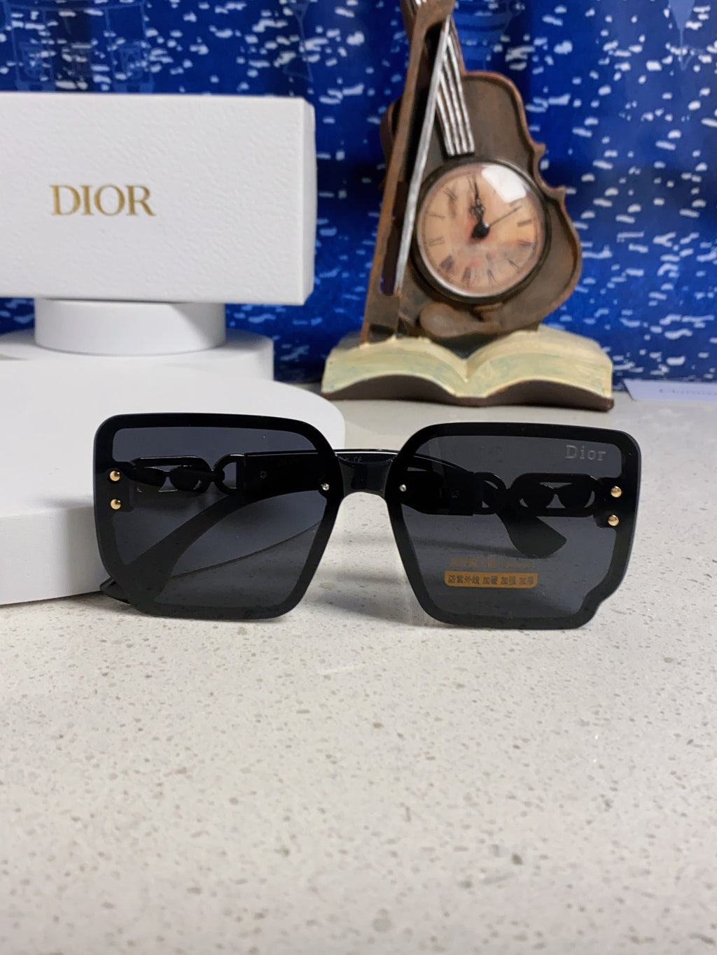 Dior Polarized Fashion Black Lens Sunglasses for Men & Women - 398771 - detail image 9