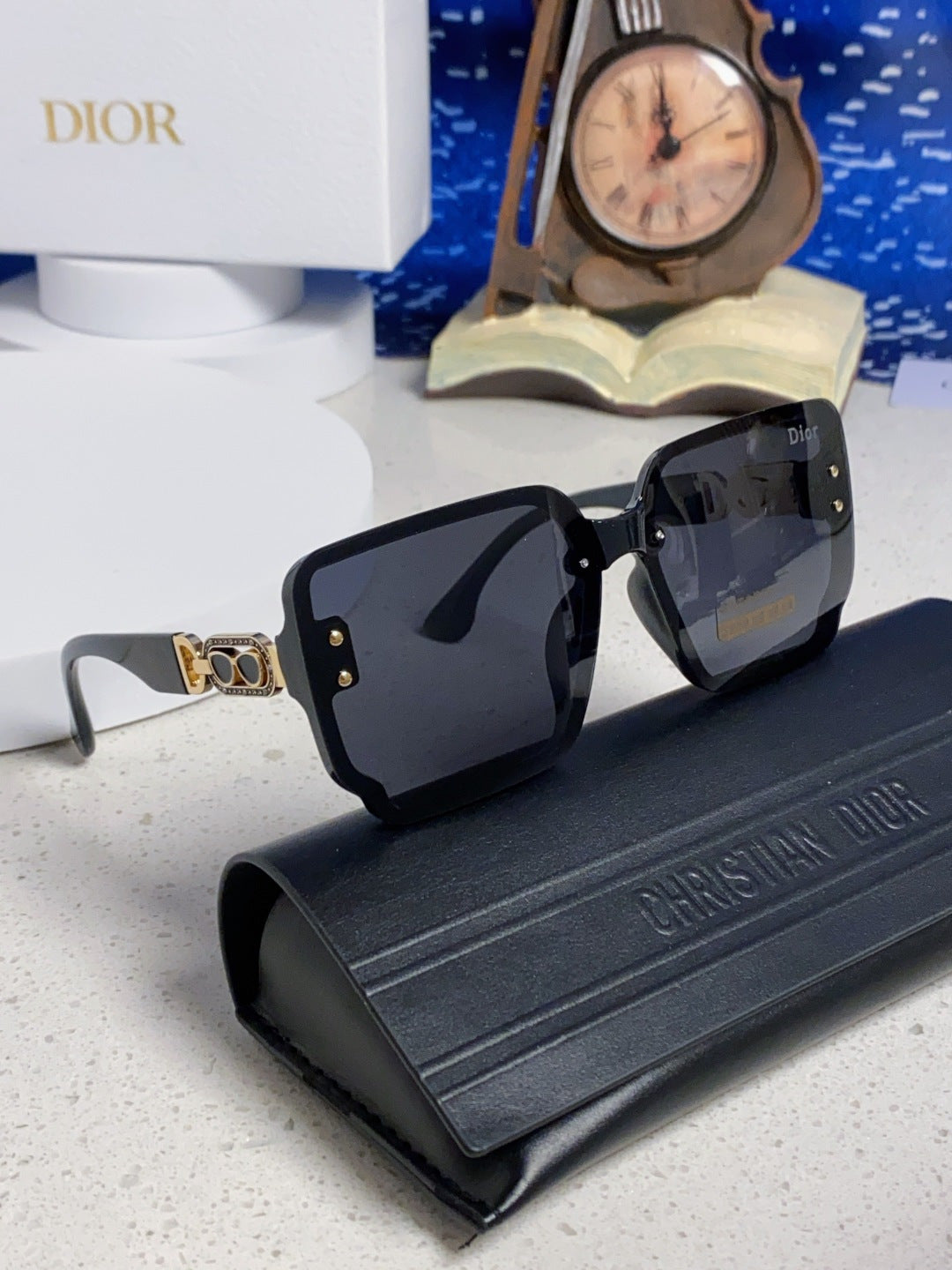 Dior Polarized Fashion Black Lens Sunglasses for Men & Women - 398771 - detail image 10