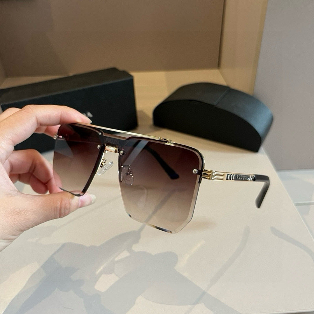 Prada Polarized Fashion Brown Lens Sunglasses for Men - 432076 - detail image 4