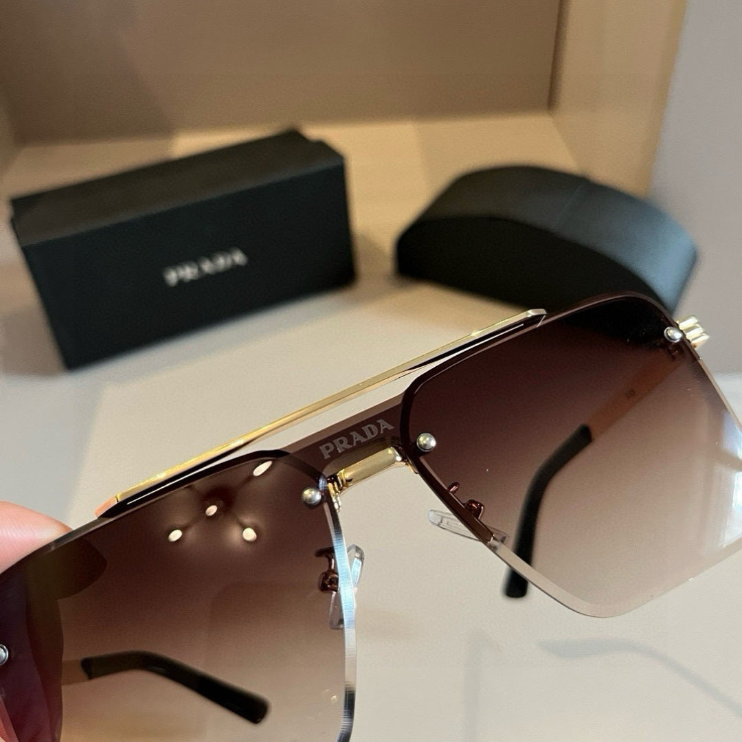 Prada Polarized Fashion Brown Lens Sunglasses for Men - 432076 - detail image 6