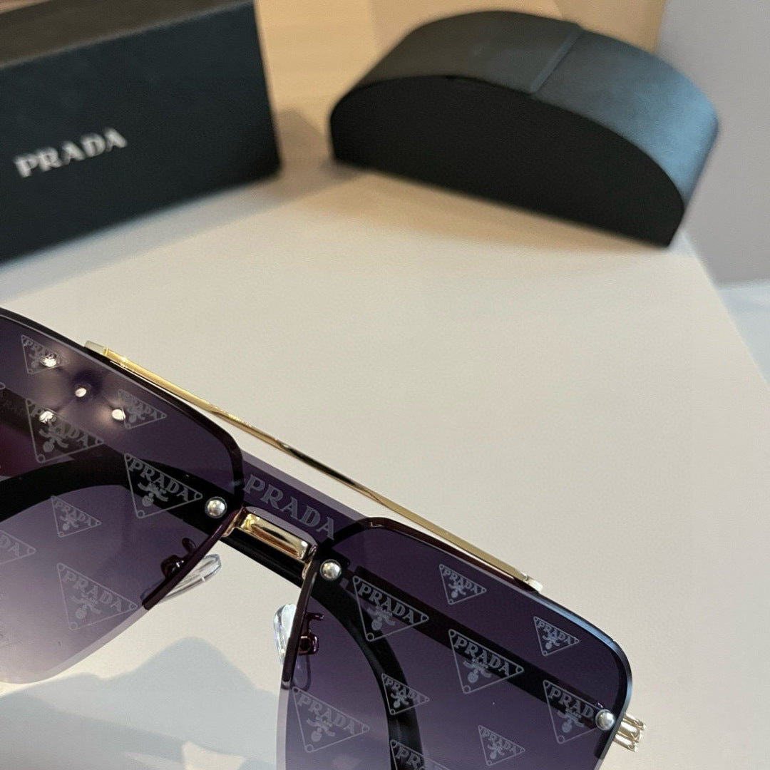 Prada Polarized Fashion Gold Lens Sunglasses for Men - 398906 - detail image 6