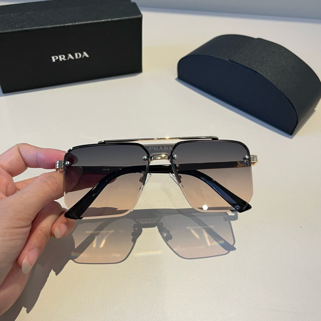 Prada Polarized Fashion Brown Lens Sunglasses for Men - 432078 - detail image 9