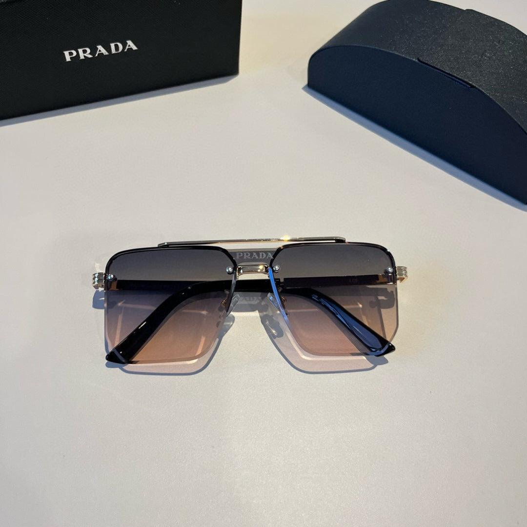 Prada Polarized Fashion Brown Lens Sunglasses for Men - 432078 - detail image 10