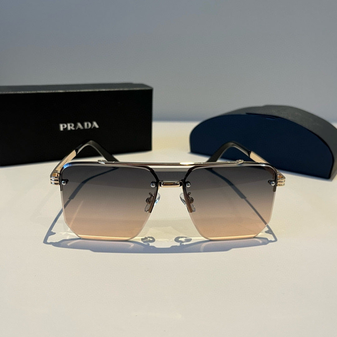 Prada Polarized Fashion Brown Lens Sunglasses for Men - 432078 - detail image 2