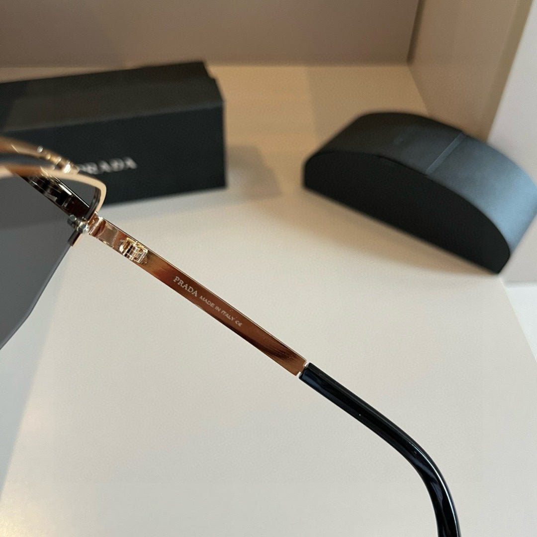 Prada Polarized Fashion Gold Lens Sunglasses for Men - 432079 - detail image 8