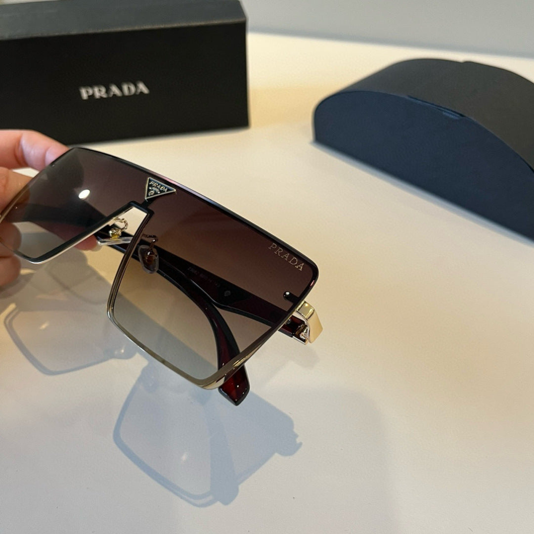Prada Polarized Fashion Brown Lens Sunglasses for Men - 382648 - detail image 5
