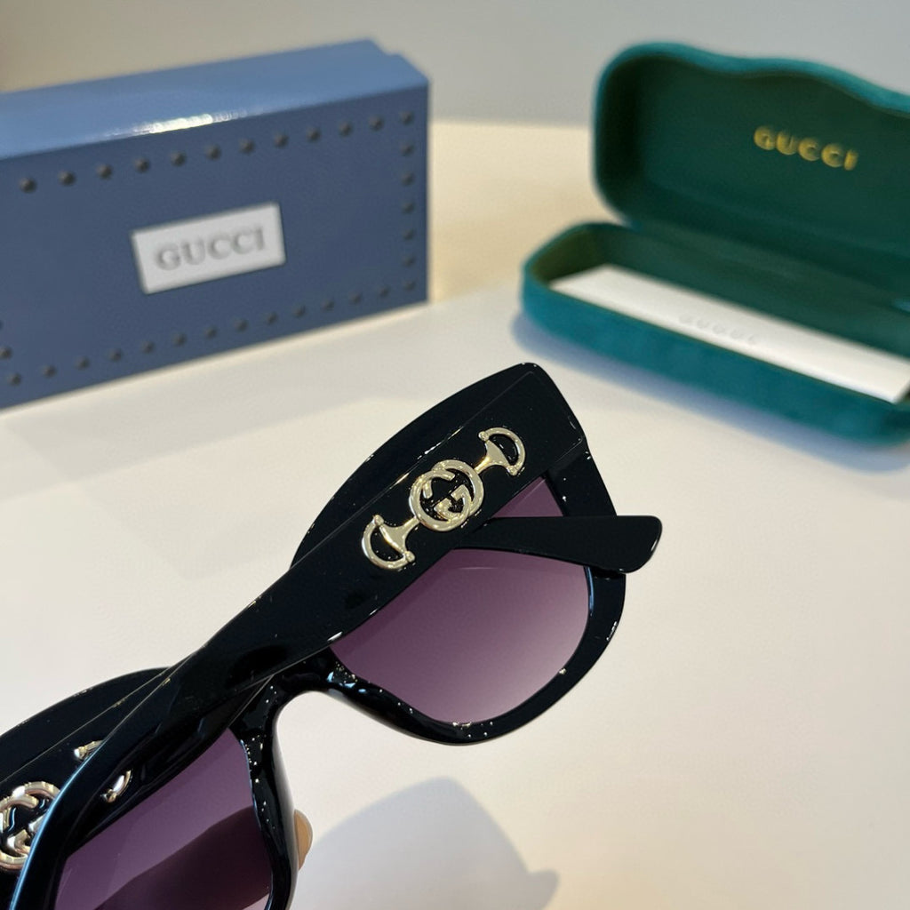 Gucci Fashion Black Lens Sunglasses for Men & Women - 414992 - detail image 6