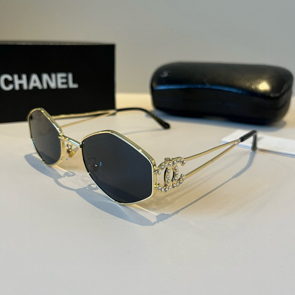Chanel Metal Fashion Silver Lens Sunglasses for Men & Women - 371665 - detail image 3