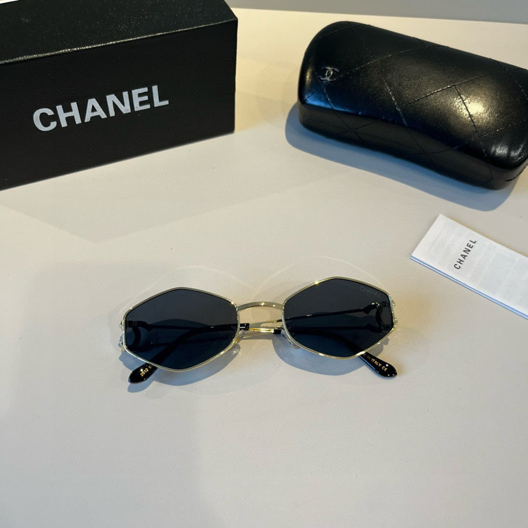 Chanel Metal Fashion Silver Lens Sunglasses for Men & Women - 371665 - detail image 6