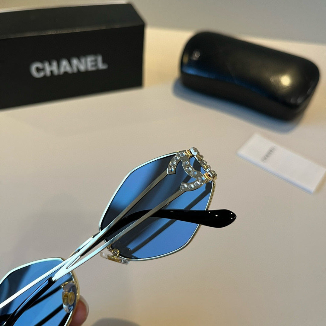 Chanel Metal Fashion Silver Lens Sunglasses for Men & Women - 371665 - detail image 8