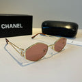 Chanel Metal Fashion Red Lens Sunglasses for Men & Women - 371667