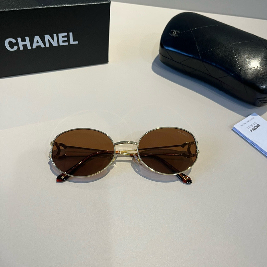 Chanel Metal Fashion Brown Lens Sunglasses for Men & Women - 866992 - detail image 10