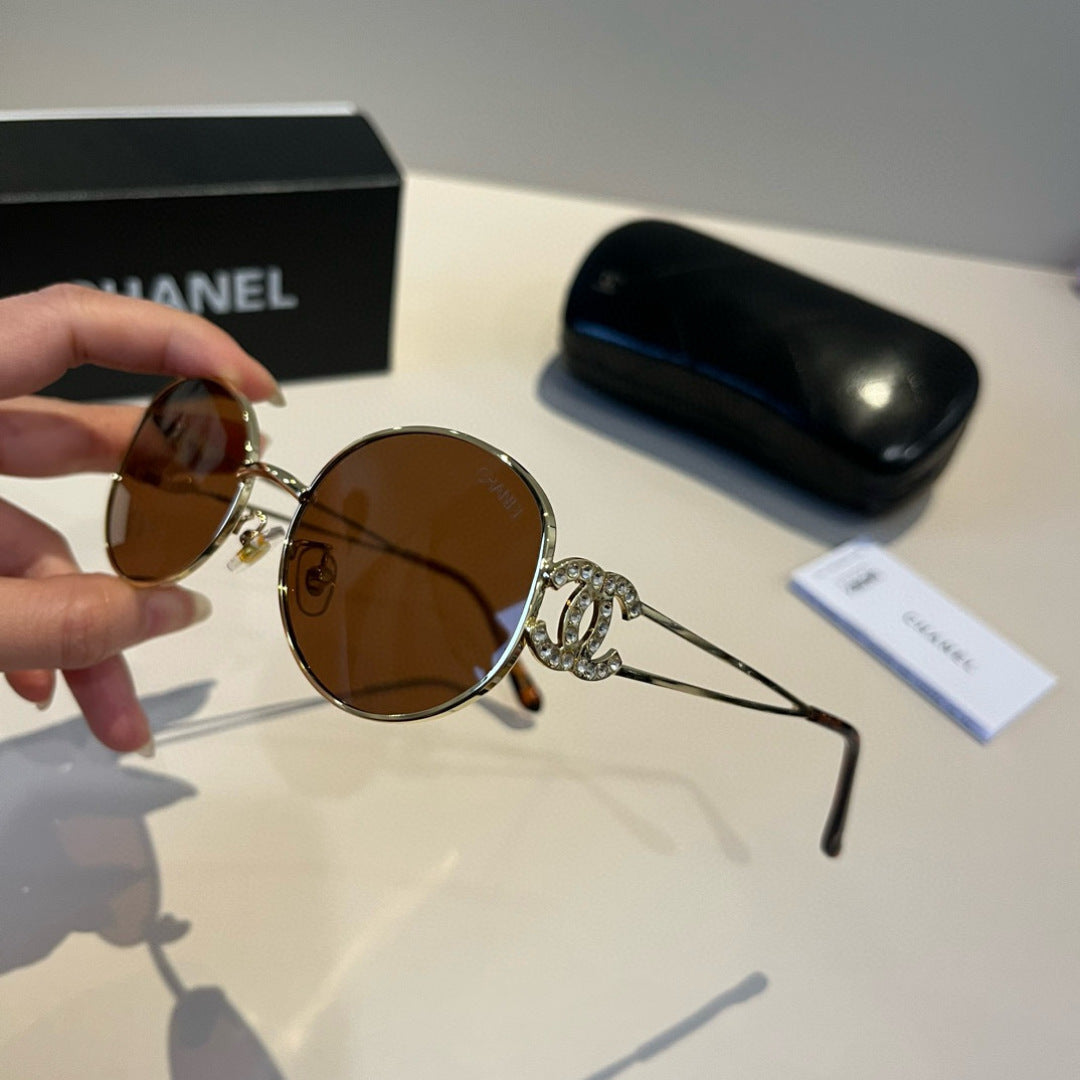 Chanel Metal Fashion Brown Lens Sunglasses for Men & Women - 866992 - detail image 4