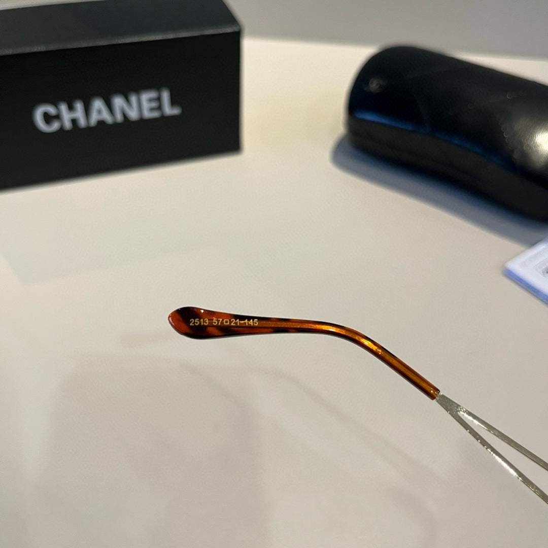 Chanel Metal Fashion Brown Lens Sunglasses for Men & Women - 866992 - detail image 6
