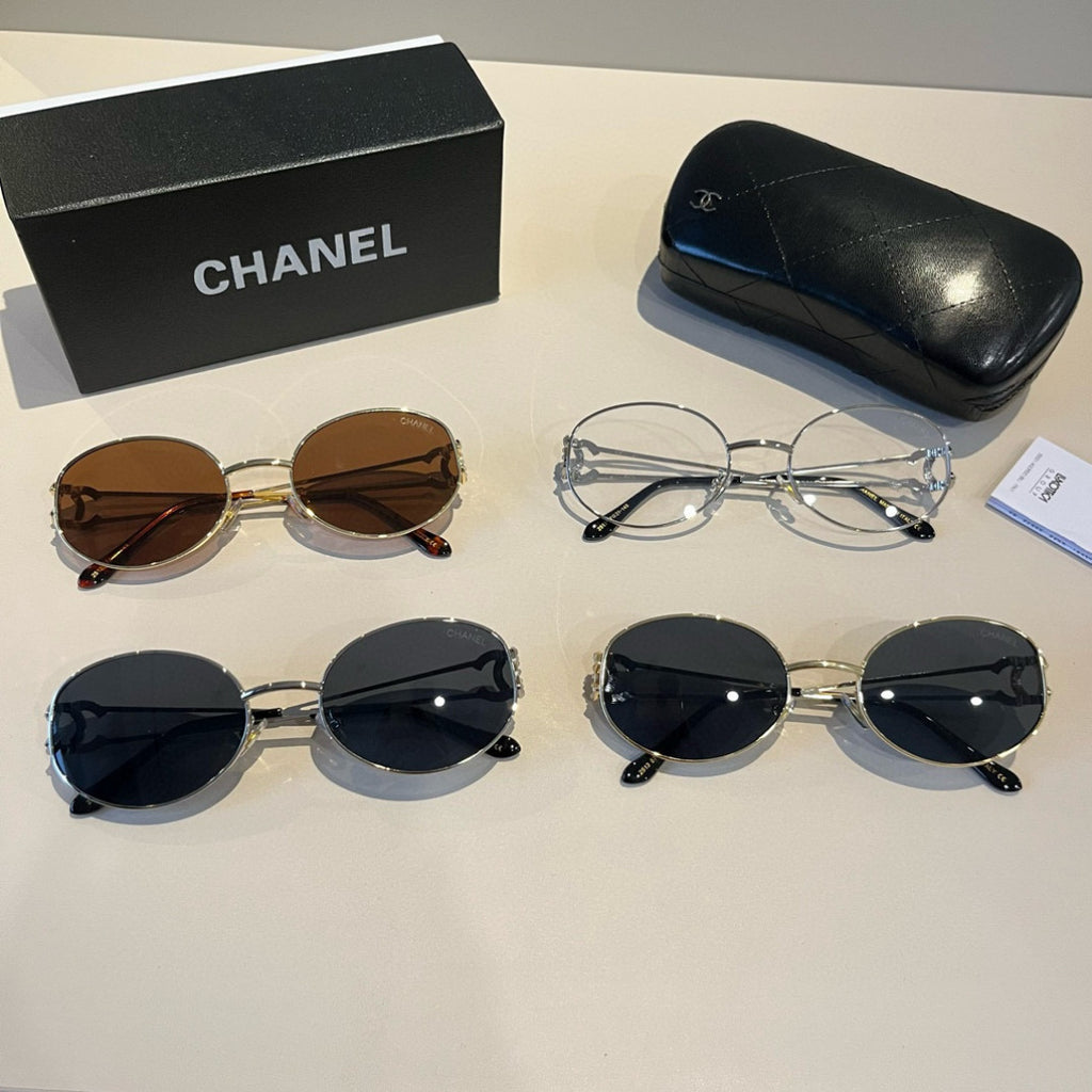 Chanel Metal Fashion Silver Lens Sunglasses for Men & Women - 866993 - detail image 10