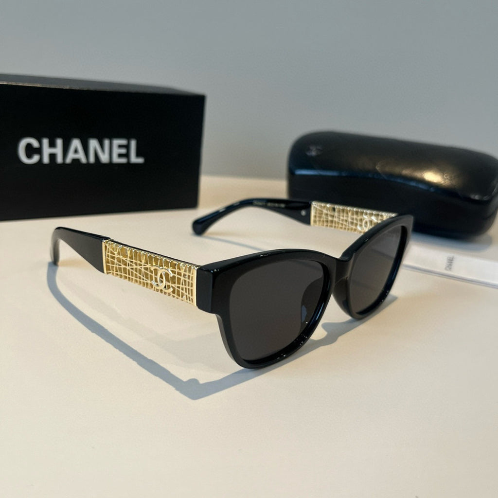 Chanel Fashion Black Lens Sunglasses for Men & Women - 867003