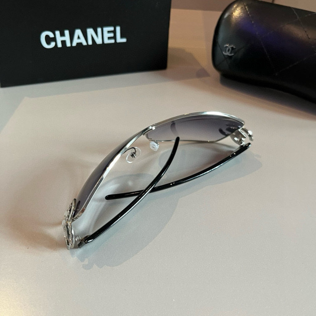 Chanel Fashion Silver Lens Sunglasses for Men & Women - 867013 - detail image 5