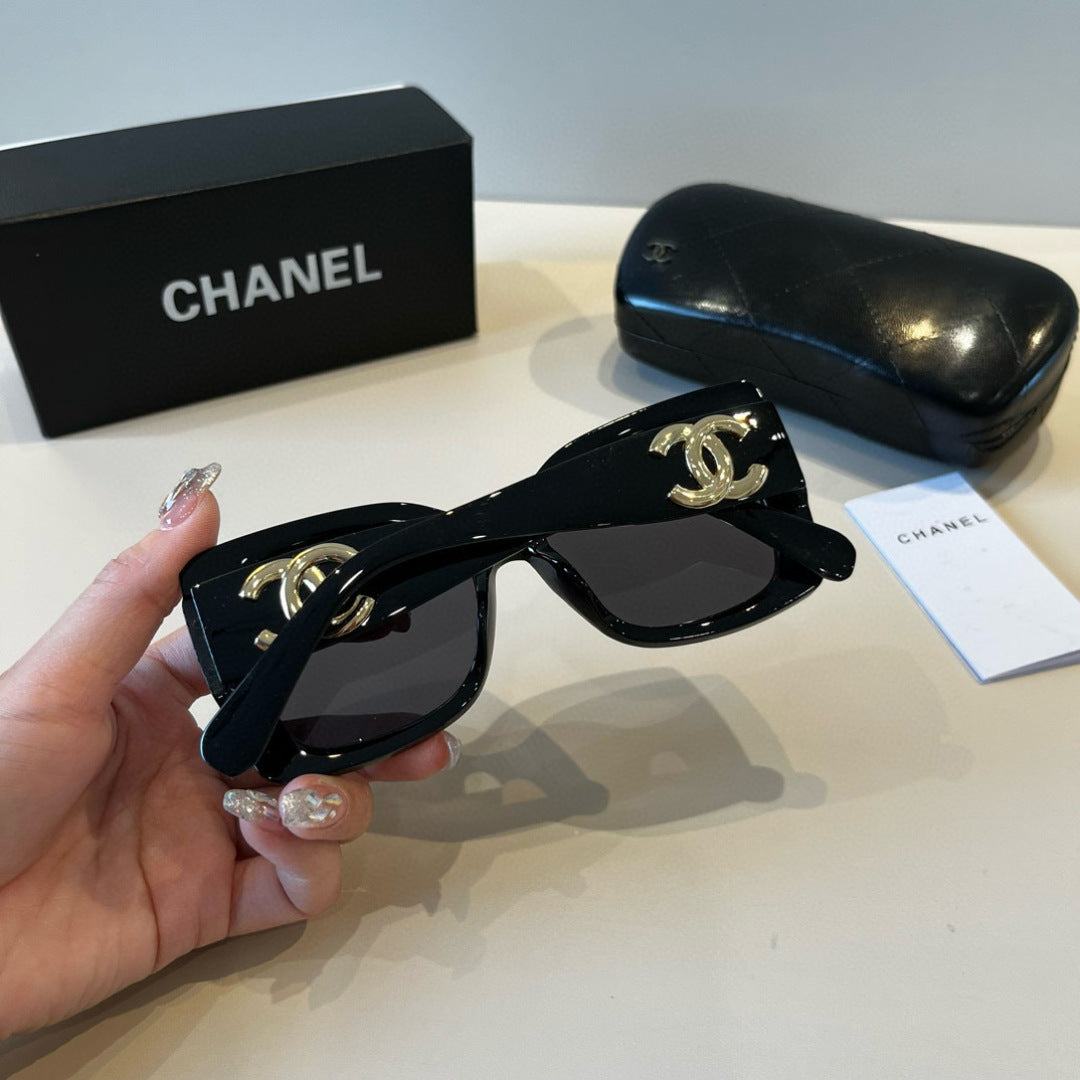 Chanel Square Black Lens Sunglasses for Men & Women - 867015 - detail image 7