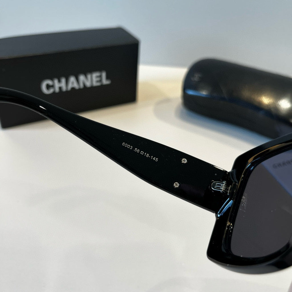 Chanel Square Black Lens Sunglasses for Men & Women - 867015 - detail image 5