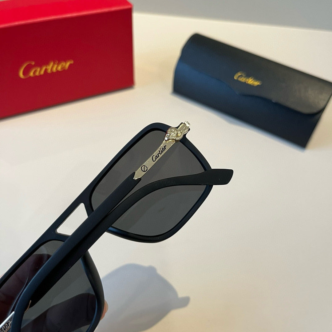 Cartier Fashion Black Lens Sunglasses for Men & Women - 935086 - detail image 8