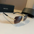 Prada Polarized Fashion Brown Lens Sunglasses for Men