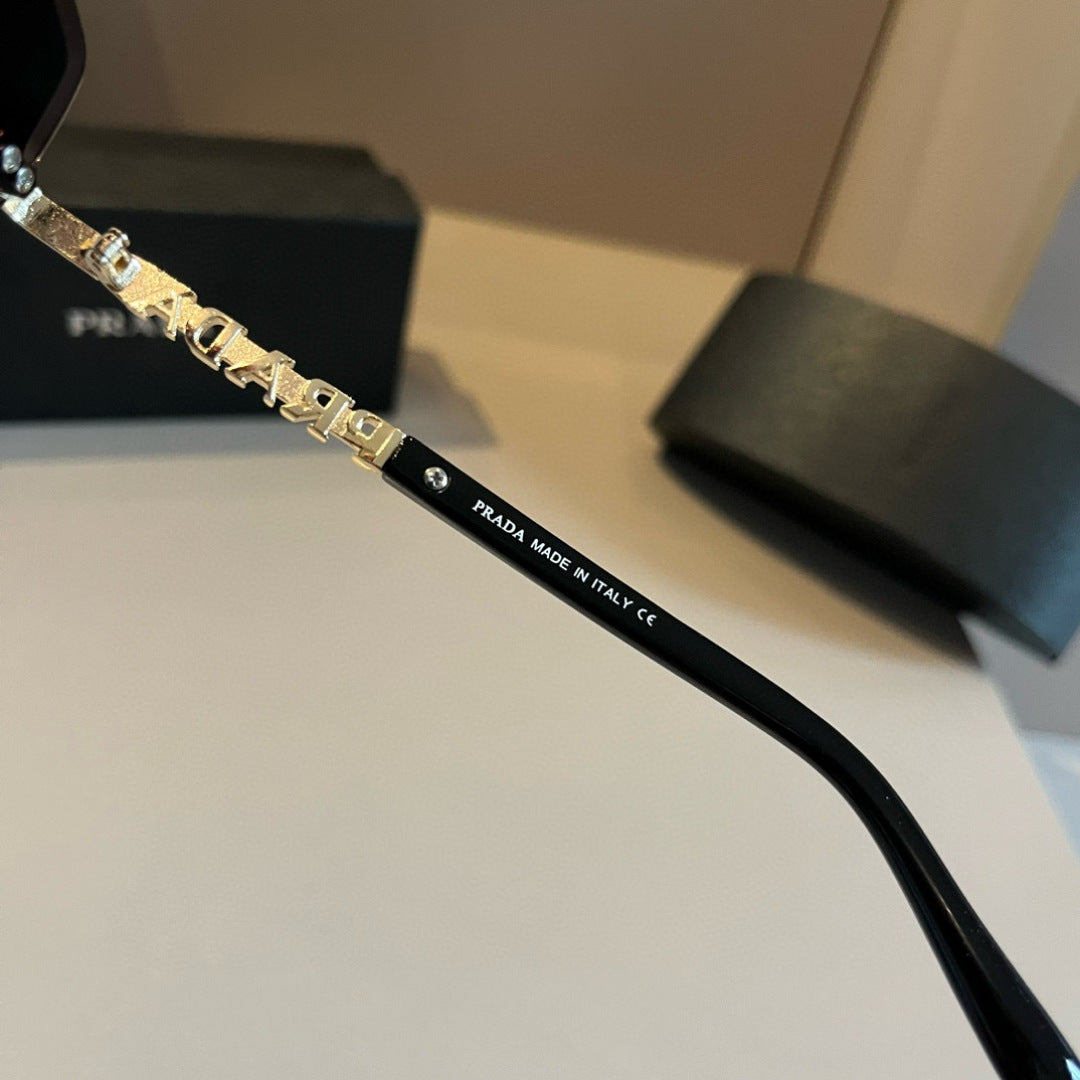 Prada Polarized Fashion Brown Lens Sunglasses for Men - detail image 7