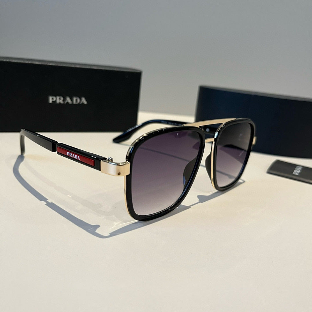 Prada Fashion Black Lens Sunglasses for Men & Women - 449325