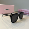 Miu Miu Fashion Black Lens Sunglasses for Men & Women - 372407