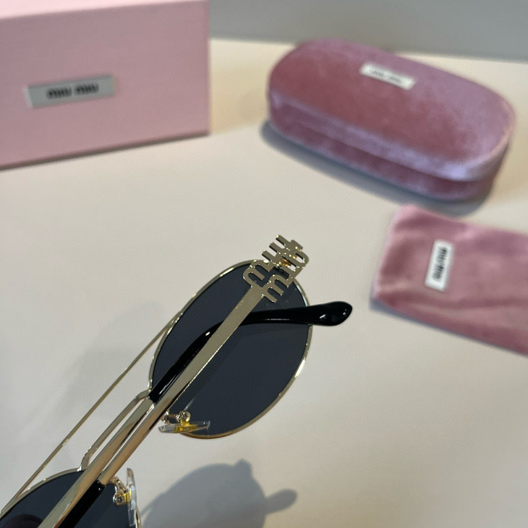Miu Miu Metal Fashion Red Lens Sunglasses for Men & Women - 432567 - detail image 7