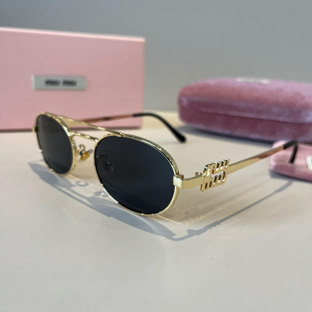 Miu Miu Metal Fashion Red Lens Sunglasses for Men & Women - 432567 - detail image 3