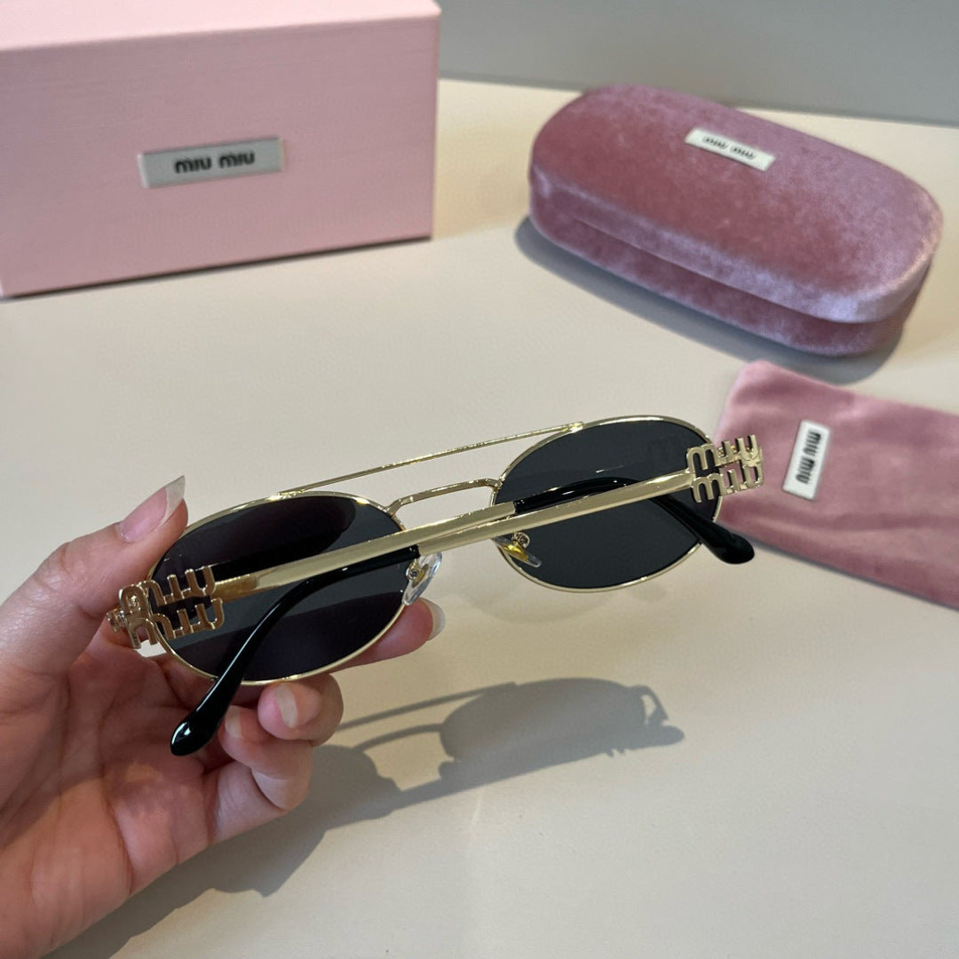 Miu Miu Metal Fashion Red Lens Sunglasses for Men & Women - 432567 - detail image 6