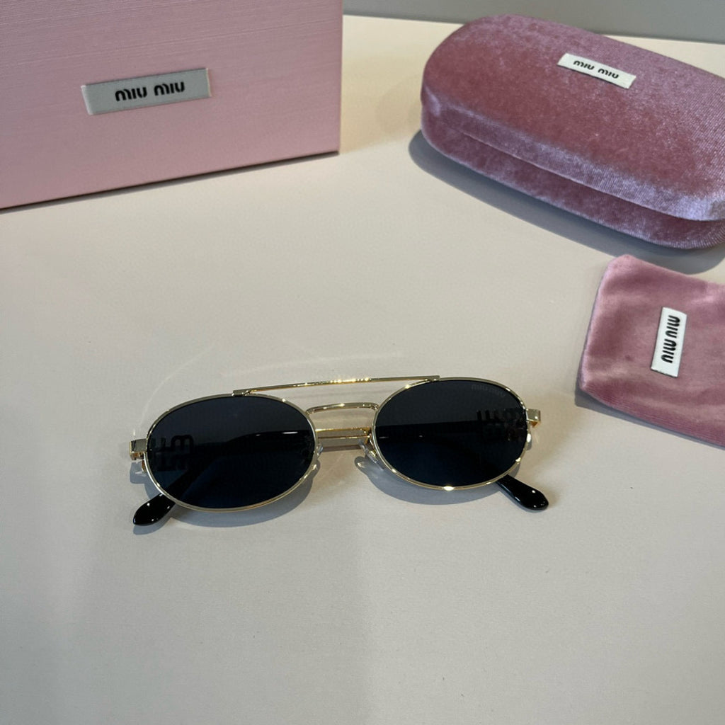 Miu Miu Metal Fashion Red Lens Sunglasses for Men & Women - 432567 - detail image 5