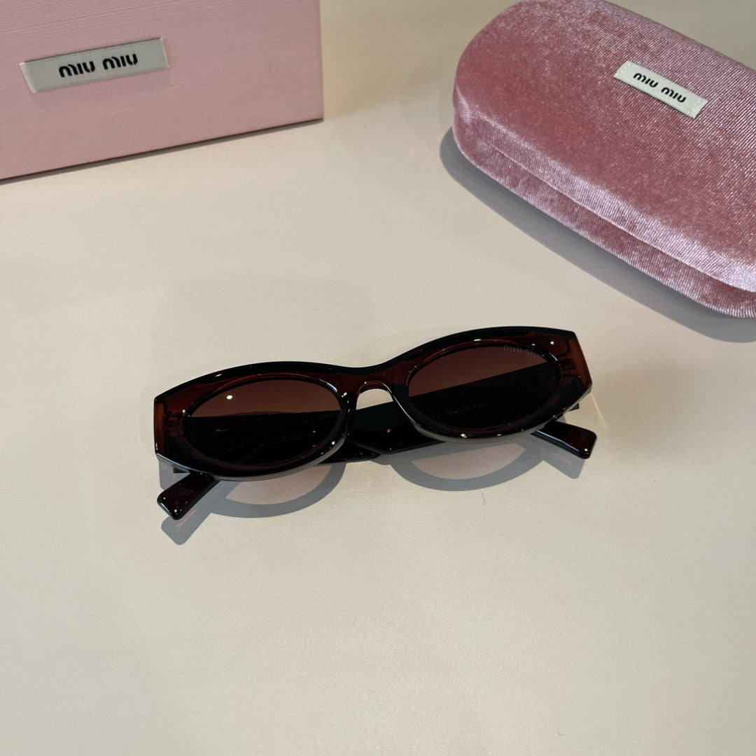 Miu Miu Cat-Eye Black Lens Sunglasses for Men & Women - 372408 - detail image 5